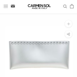 Carmen Sol Julian clutch made in Italy